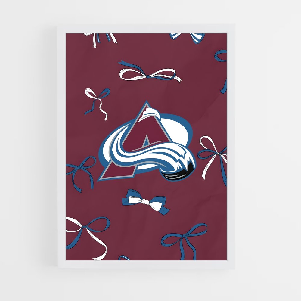 Poster Avalanche Sauvage – affiche Hockey sur glace (vue 3)